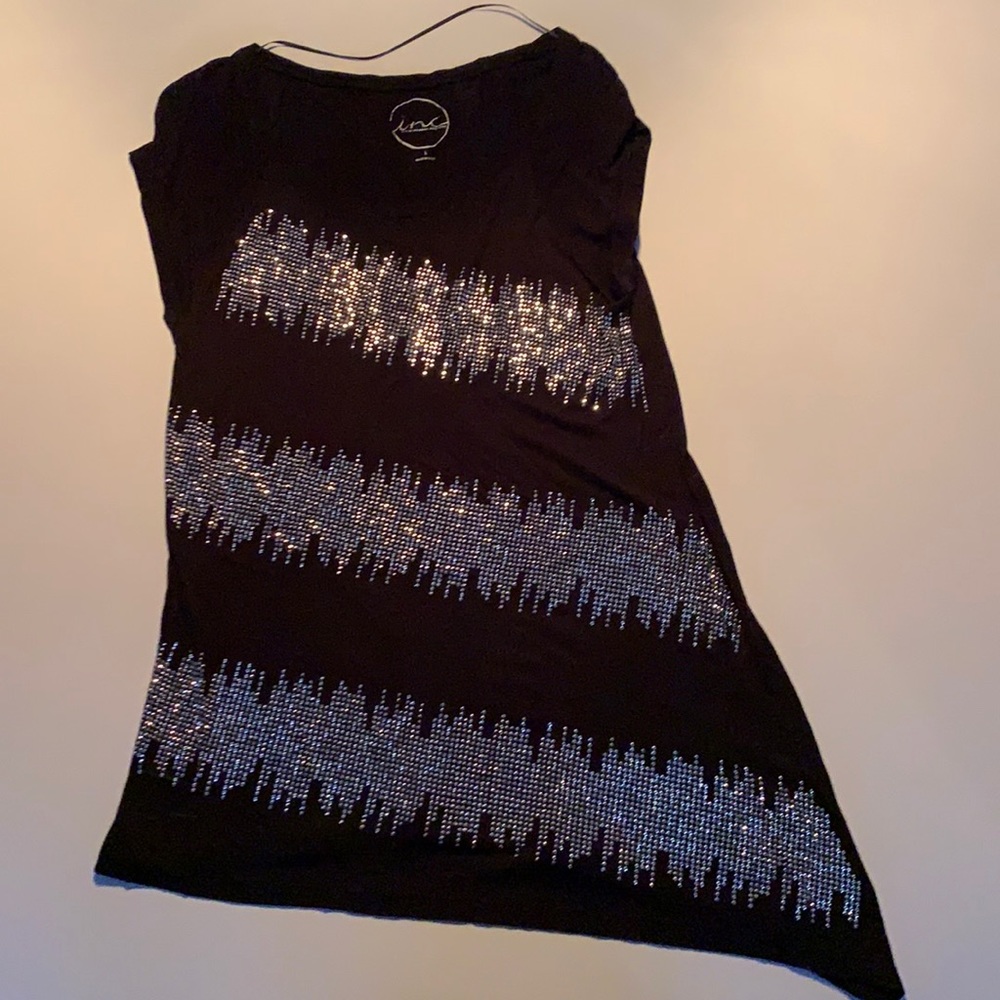 Macy’s Inc. International Concepts Short-Sleeved, Sequined Top